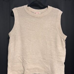 Joe Fresh Beige Knit Tank Top